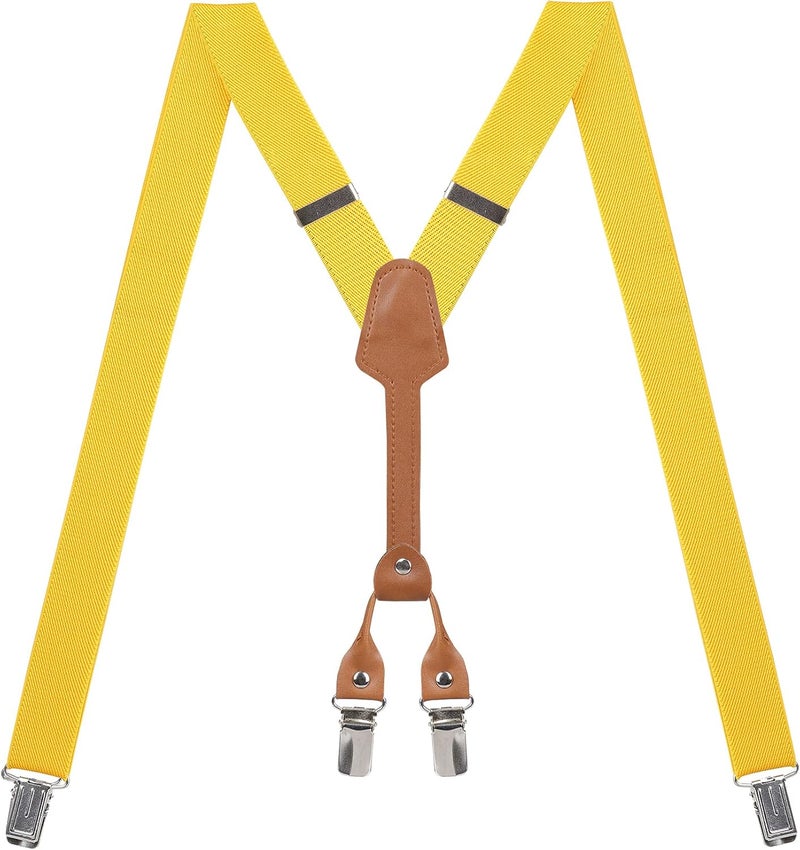 Action Ward Store Women's Suspenders - 1" Width - Y Back 4 Clip Skinny Ladies Suspenders - Image 1